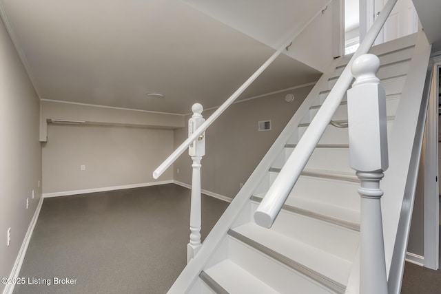 view of staircase