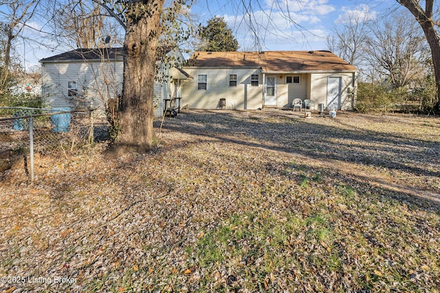 view of rear view of property