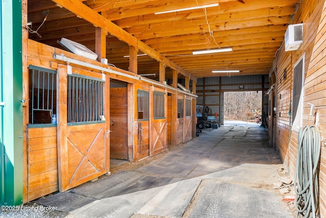 view of horse barn