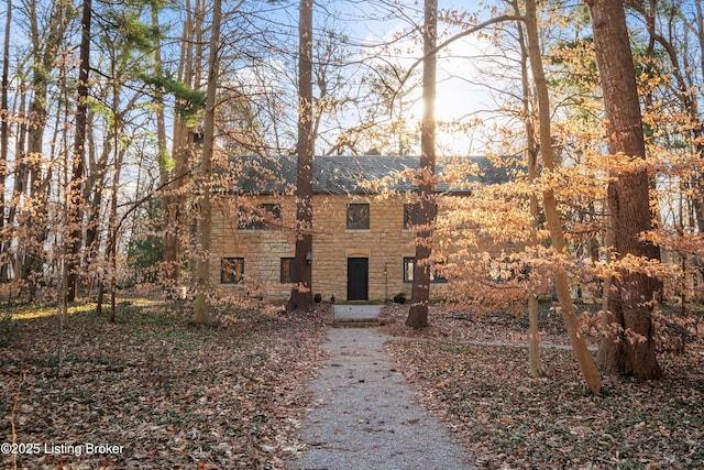 view of front of home