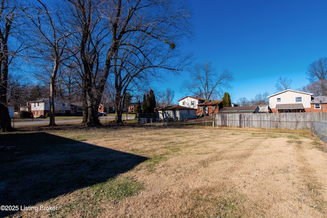 view of yard