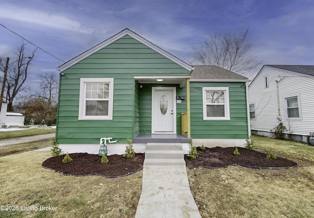 view of bungalow-style house