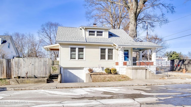 bungalow-style house with a garage