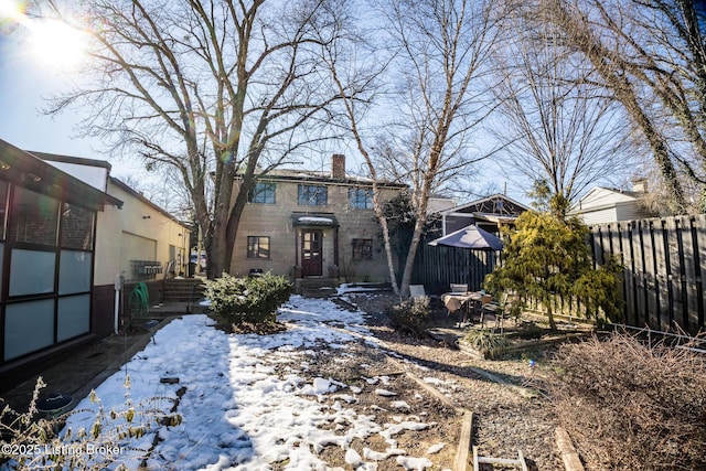 view of front of home