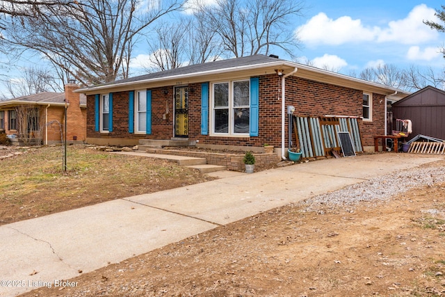 view of ranch-style house