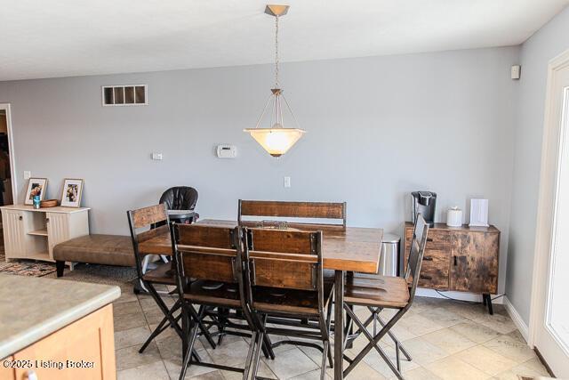 view of dining area