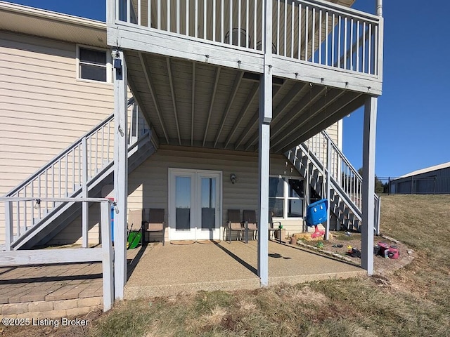 back of house featuring a patio area