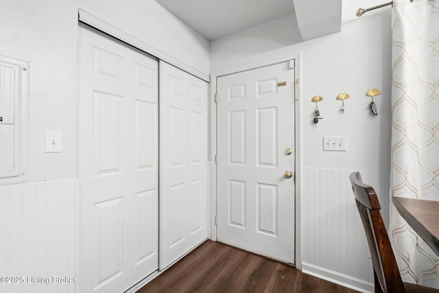 210 Hampton Place Ct, Louisville, KY 40118 - interior space featuring dark hardwood / wood-style flooring and electric panel
