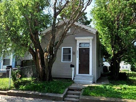 view of bungalow-style home