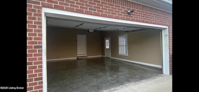 garage featuring a carport