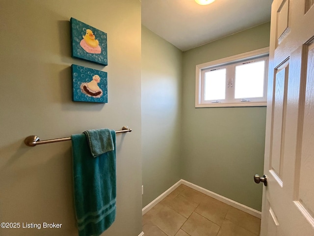 bathroom featuring tile patterned flooring