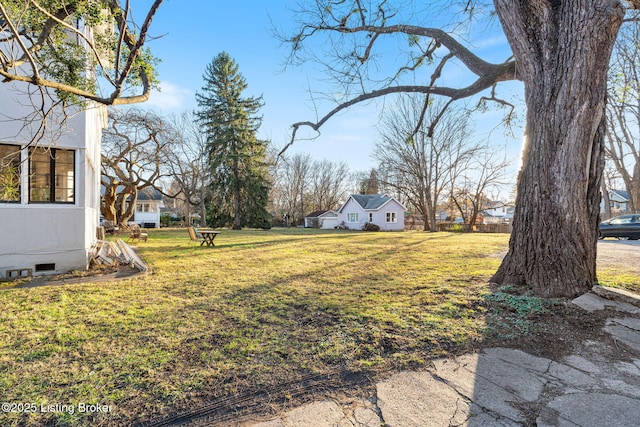 view of yard