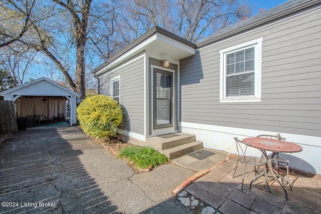 view of entrance to property