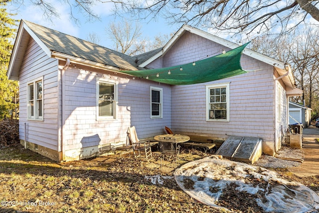 view of rear view of property