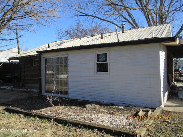 view of side of home