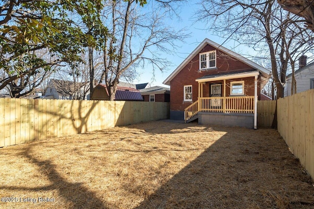 view of back of house