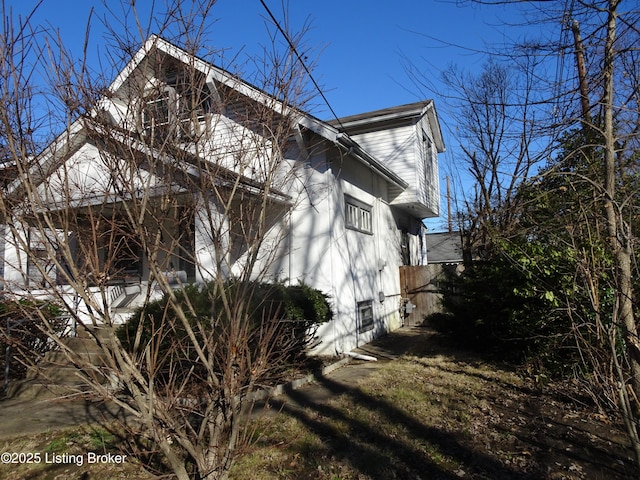 view of property exterior