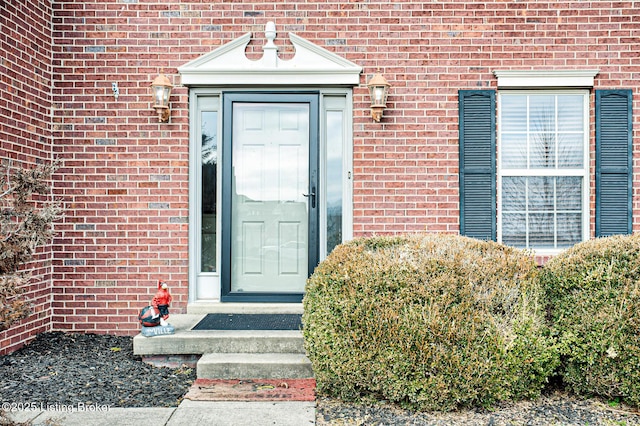 view of entrance to property