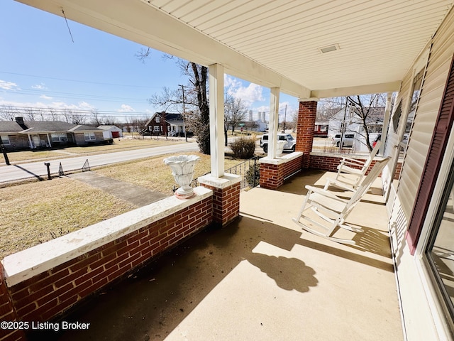 view of patio / terrace featuring a porch