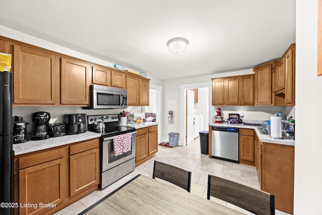 kitchen featuring appliances with stainless steel finishes