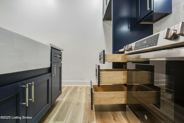 staircase featuring wood-type flooring