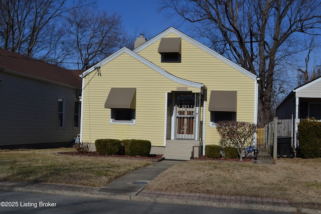 view of front of property