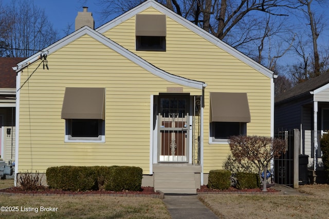 view of bungalow-style home