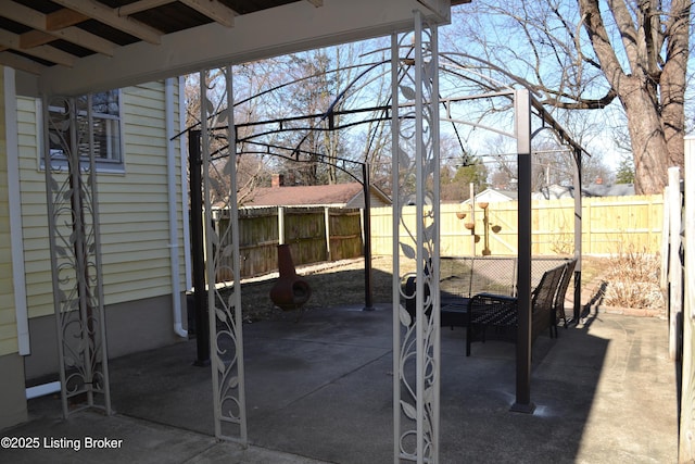 view of patio