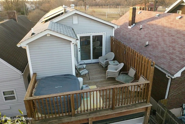 view of deck