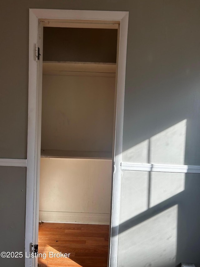 view of closet