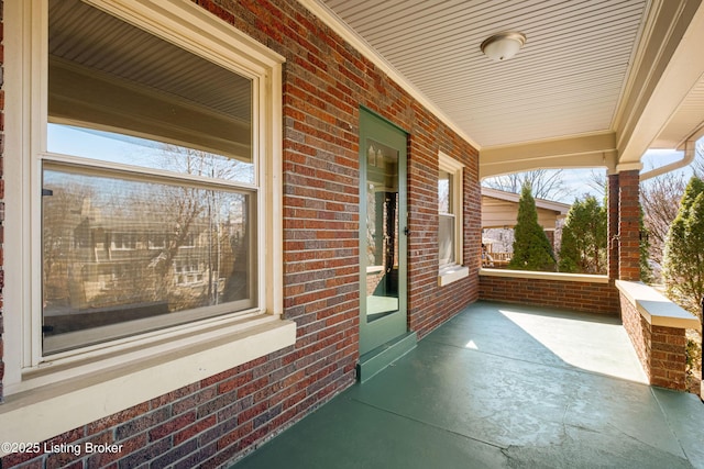 view of patio / terrace featuring a porch