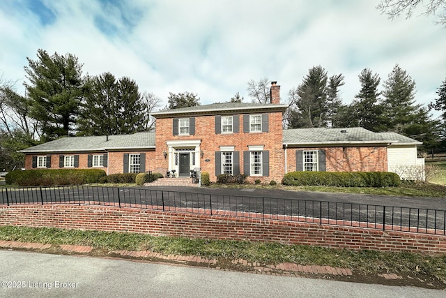 view of colonial-style house