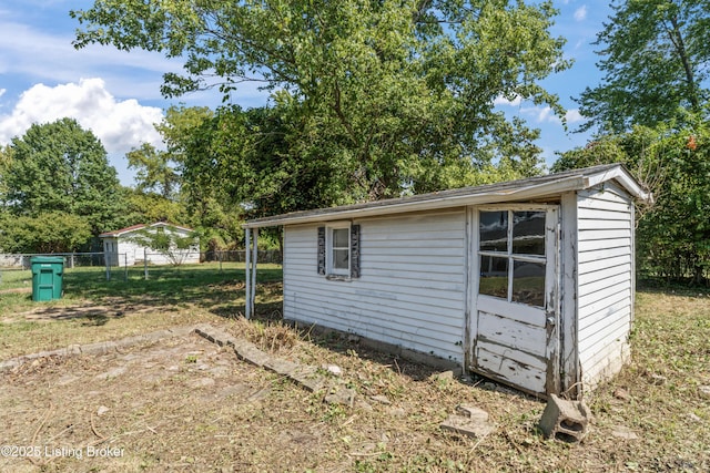 view of outbuilding