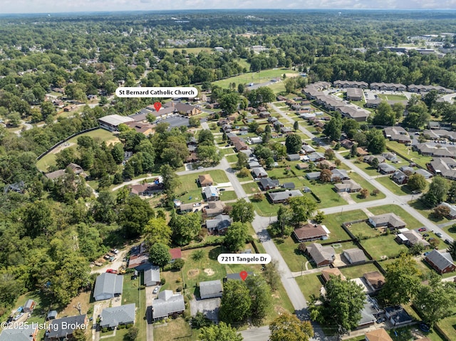 7211 Tangelo Dr, Louisville, KY 40228 - birds eye view of property