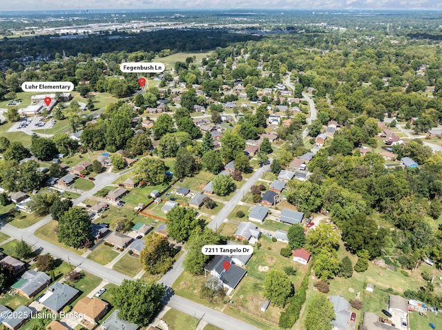 7211 Tangelo Dr, Louisville, KY 40228 - drone / aerial view