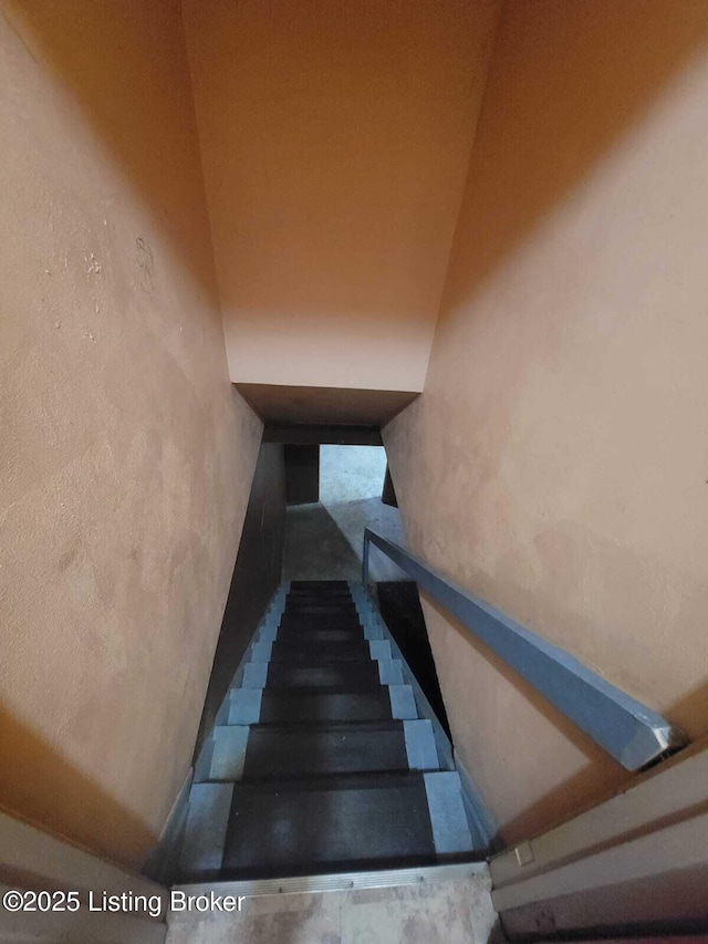 view of staircase