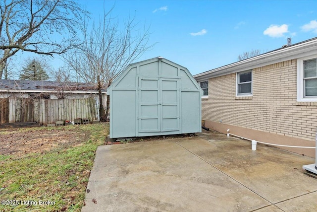 view of outbuilding