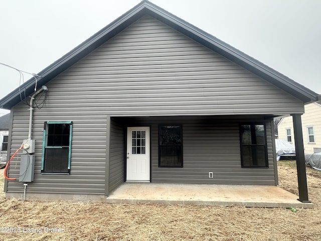 view of rear view of house