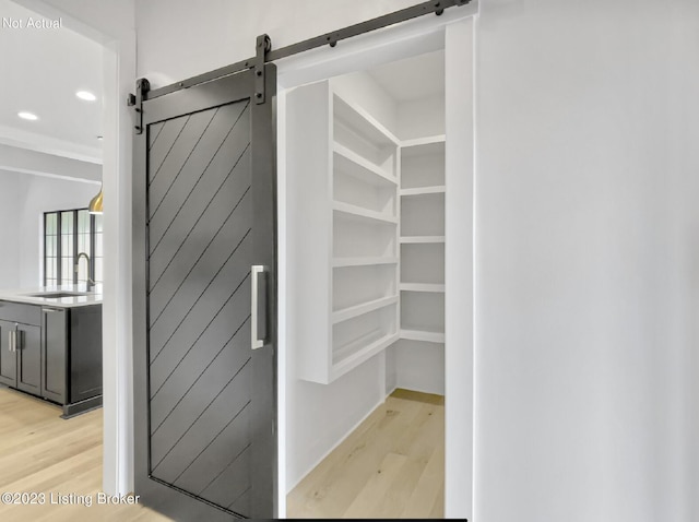 pantry with sink