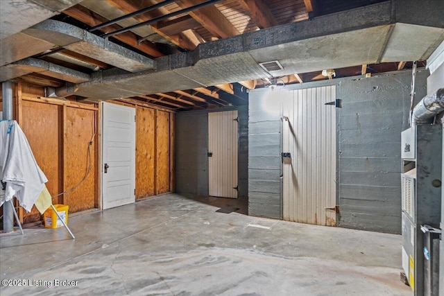 view of basement