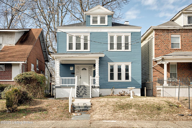 view of front of home