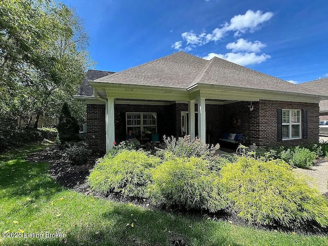 view of rear view of property