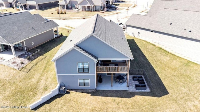 birds eye view of property featuring a residential view