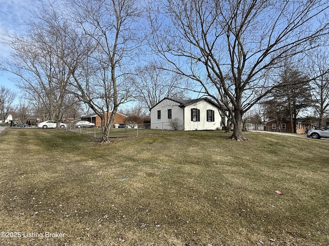 view of yard