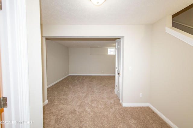 110 E Mandarin Ct, Elizabethtown, KY 42701 - interior space with light colored carpet and a textured ceiling
