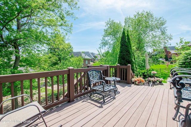 view of deck