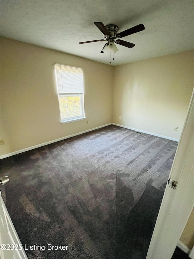 223 Lea Ct, Rineyville, KY 40162 - carpeted spare room with baseboards and ceiling fan