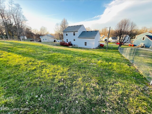 223 Lea Ct, Rineyville, KY 40162 - view of yard with a fenced backyard