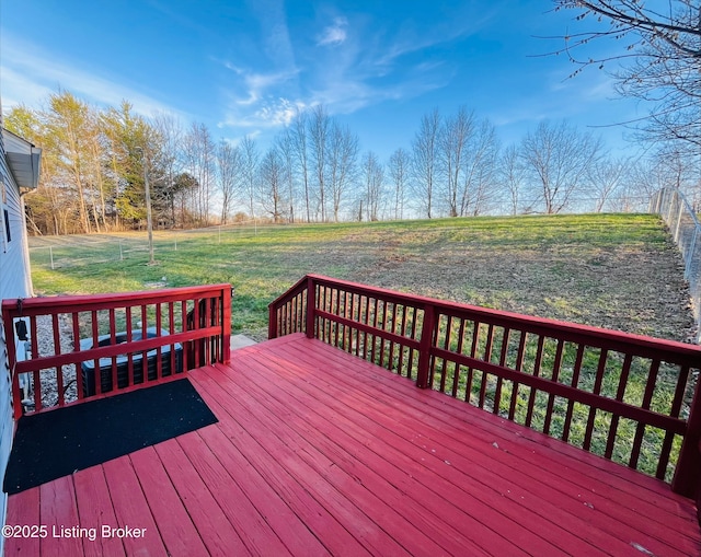223 Lea Ct, Rineyville, KY 40162 - deck with a lawn