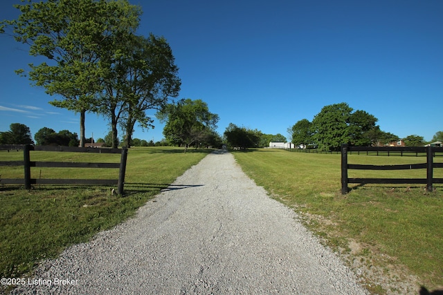 1472 Mulberry Pike, Eminence, KY 40019 - view of dirt / gravel road featuring a view of rural / pastoral area
